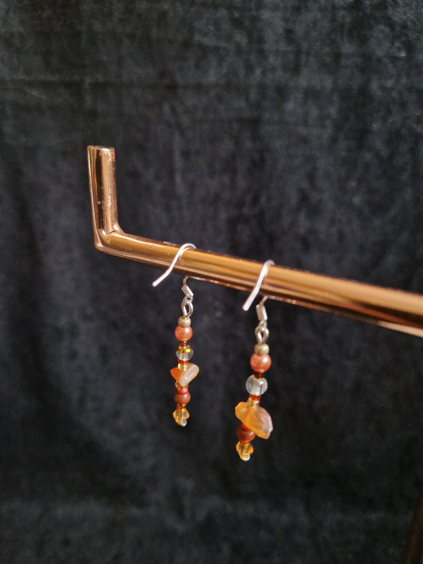 Orange Earrings
