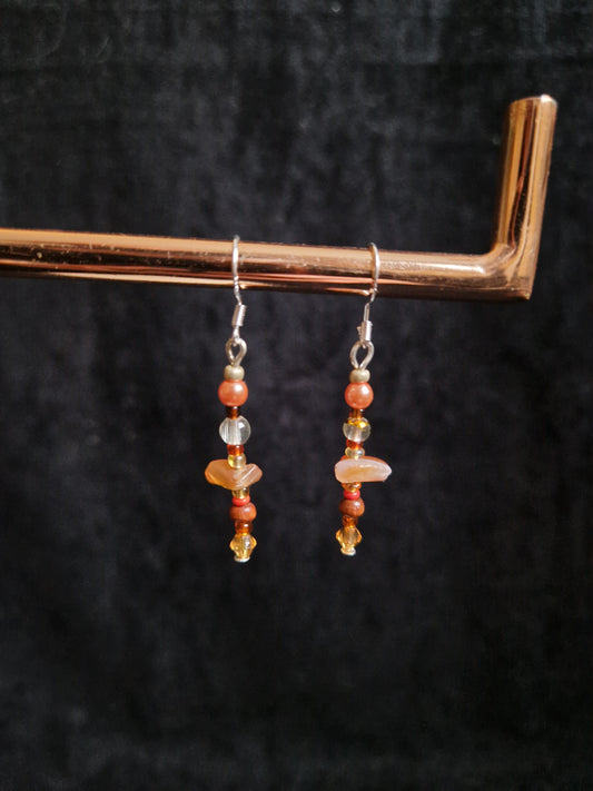 Orange Earrings