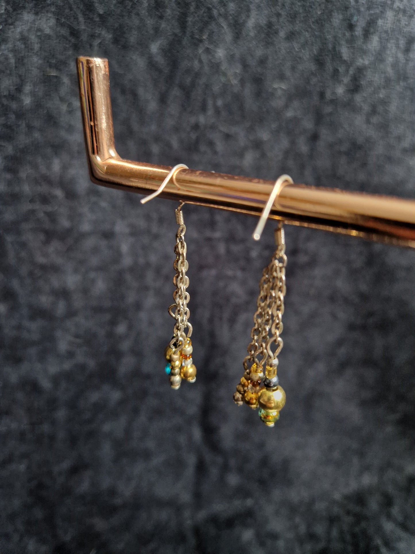 Metallic Chain Earrings