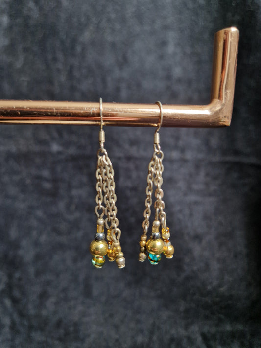 Metallic Chain Earrings