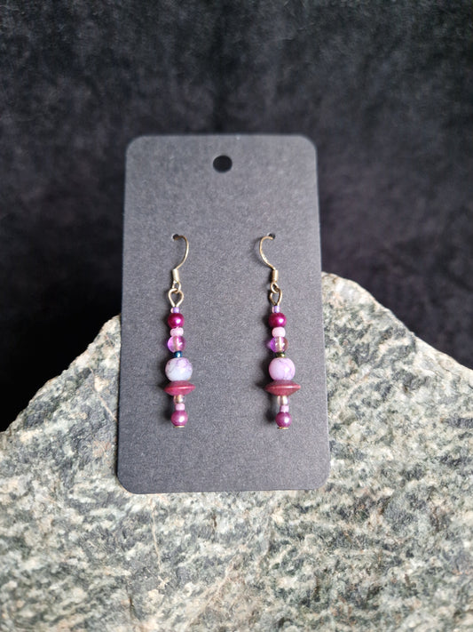 Purple Earrings