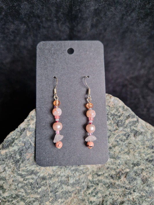 Pale Pink Earrings