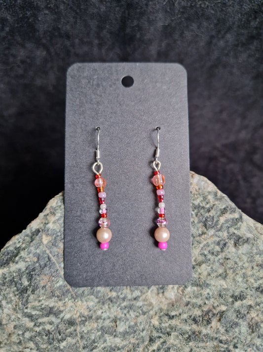 Pink Earrings