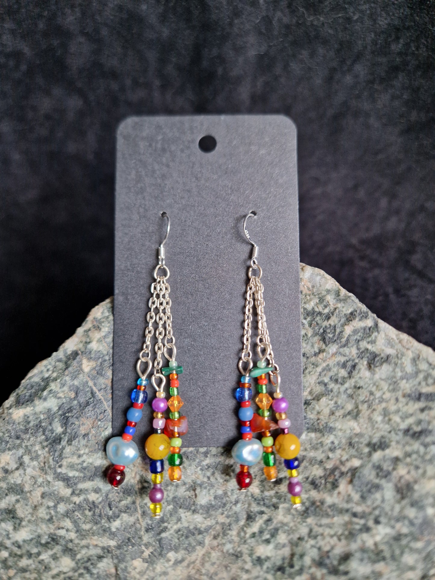 Multi Chain Earrings
