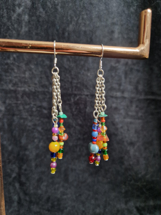 Multi Chain Earrings